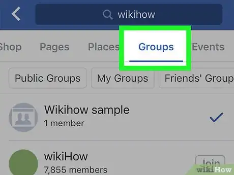 Image titled Join Groups on Facebook Step 4