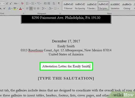 Image titled Write an Attestation Letter Step 5