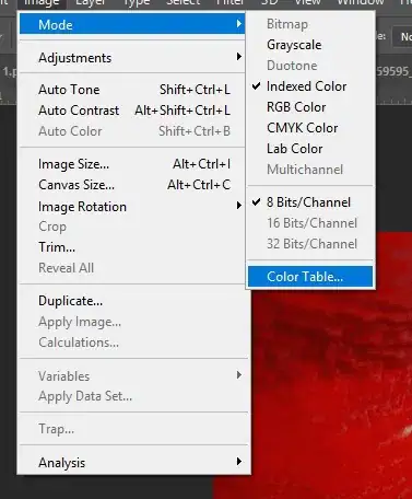 Image titled Image Mode Color Table