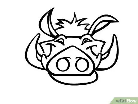 Image titled Draw Pumbaa from the Lion King Step 10