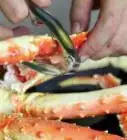 Open King Crab Legs