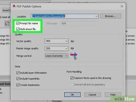 Image titled Convert an AutoCAD File to PDF Step 14