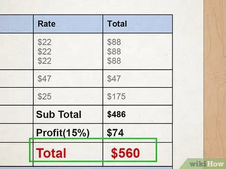 Image titled Write an Estimate Step 23