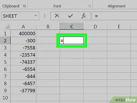 Image titled Subtract in Excel Step 24