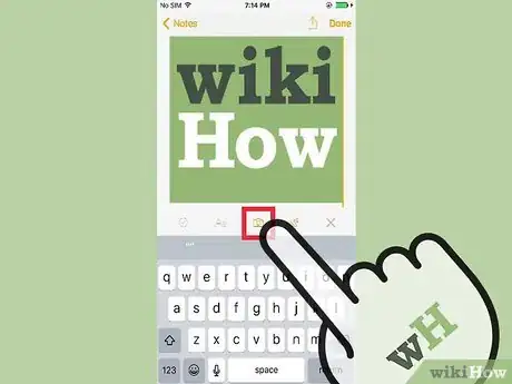 Image titled Add Pictures to iPhone Notes Step 8