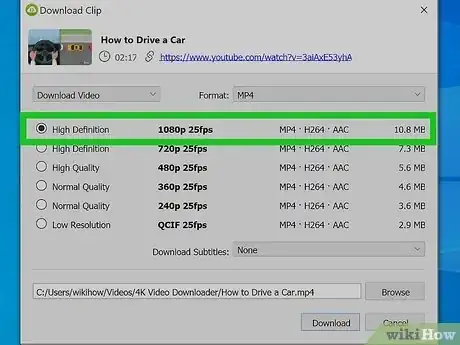Image titled Download Part of a YouTube Video in HD Step 8