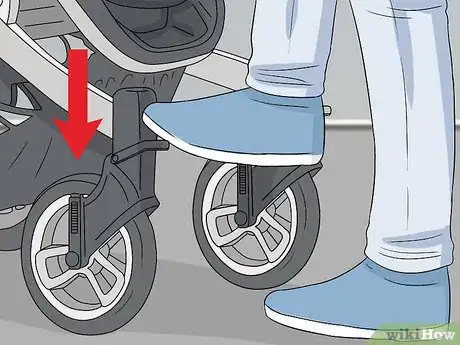 Image titled Fold a Graco Stroller Step 1