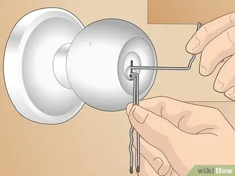 Image titled Pick Locks on Doorknobs Step 5