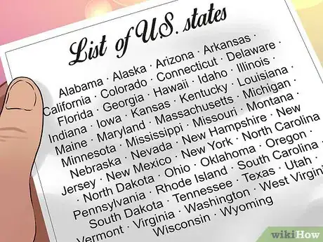 Image titled Remember All 50 States of USA Step 2