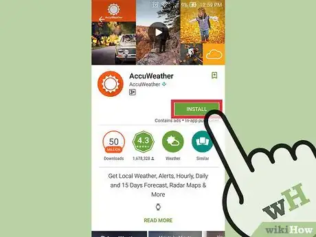 Image titled Get a Weather Widget on Android Step 7