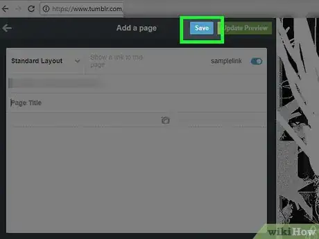 Image titled Create a Custom Page on Tumblr Step 12