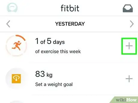 Image titled Add Exercise on a Fitbit Step 3