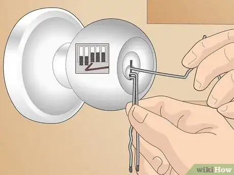 Image titled Pick Locks on Doorknobs Step 6