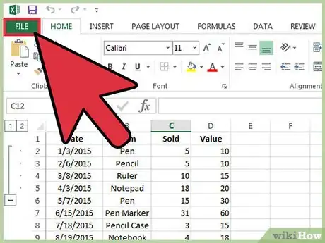 Image titled Password Protect an Excel Spreadsheet Step 2