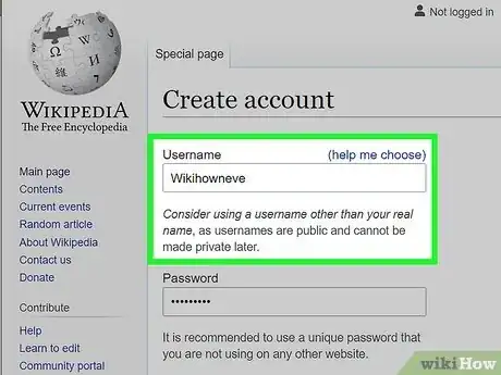 Image titled Create a Wikipedia Account Step 3