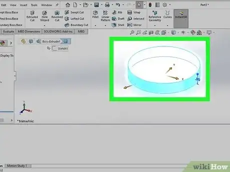 Image titled Solidwork How to Draw Around Other Object Step 5