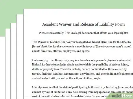 Image titled Draft a Waiver of Liability Step 19