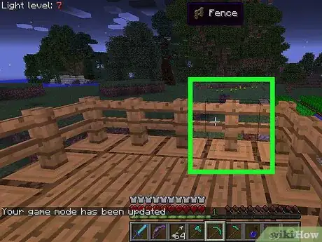 Image titled Craft a Fence in Minecraft Step 13