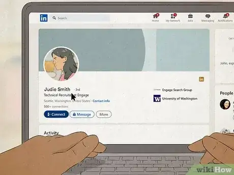 Image titled Reach Out to a Recruiter on LinkedIn Step 2