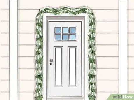 Image titled Hang Garland Around Your Front Door Step 10