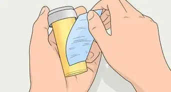 Remove a Paper Label from a Plastic Prescription Bottle