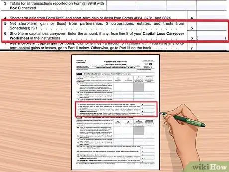 Image titled Complete a Schedule D Form Step 9