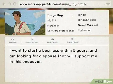 Image titled Make a Good Marriage Profile Step 3