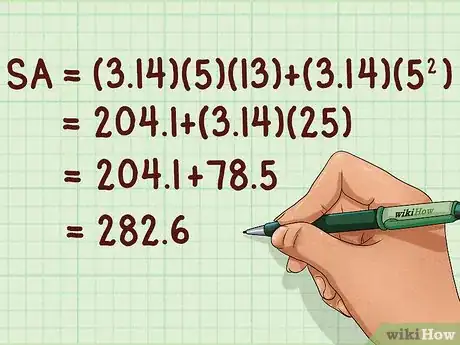 Image titled Find the Surface Area of Cones Step 13