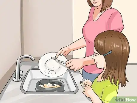 Image titled Teach Your Child to Wash Dishes Step 2