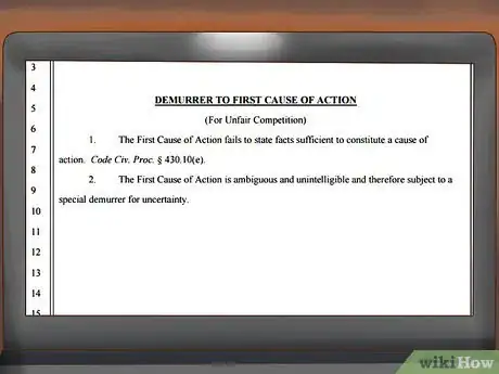 Image titled File a Demurrer to a Complaint Step 11