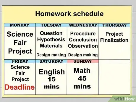 Image titled Plan a Homework Schedule Step 12
