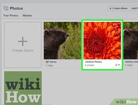 Image titled Move Facebook Photos to a Different Album Step 4