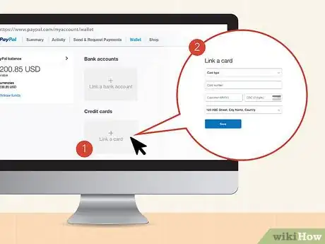 Image titled Add Another Credit Card to Paypal Step 3