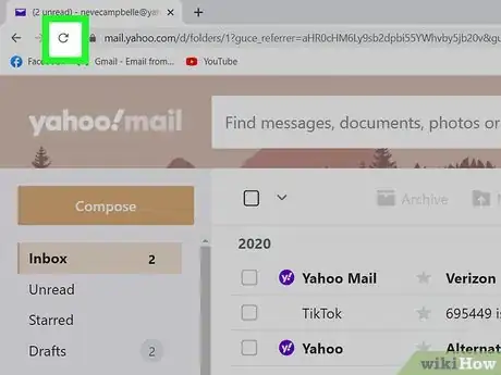Image titled Refresh Yahoo Mail Step 6