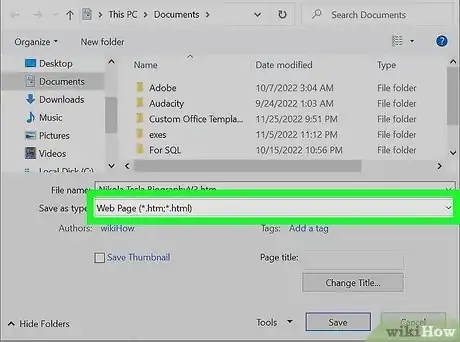 Image titled Convert a Word Document to HTML Step 6