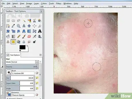 Image titled Remove Facial Blemishes on GIMP Step 5