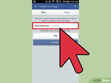 Image titled Create a Facebook Page on Android Step 10