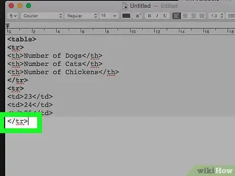 Image titled Create a Table in HTML Step 10