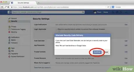 Image titled Turn on Login Approvals for Facebook Step 4