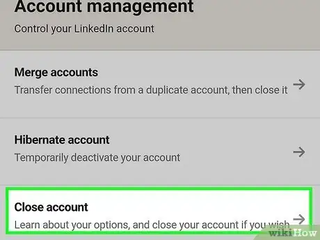 Image titled Delete a LinkedIn Account Step 17
