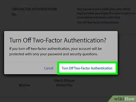 Image titled Turn Off Two‐Factor Authentication on an iPhone Step 9