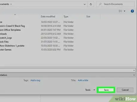 Image titled Save a PowerPoint Presentation Step 6