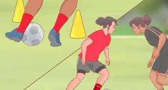 Dribble a Soccer Ball Past an Opponent