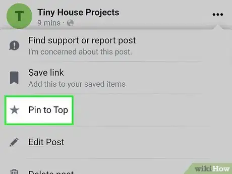 Image titled Pin a Post on Facebook Step 12