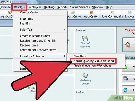 Image titled Adjust Inventory in QuickBooks Step 3