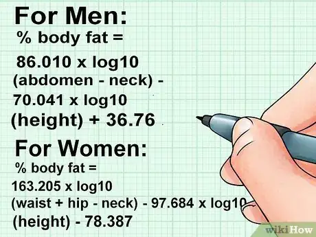 Image titled Measure Body Fat Using the US Navy Method Step 5