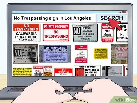 Image titled Post No Trespassing Signs Step 1