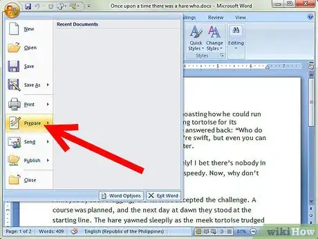 Image titled Remove Passwords from Microsoft Word 2007 Step 4