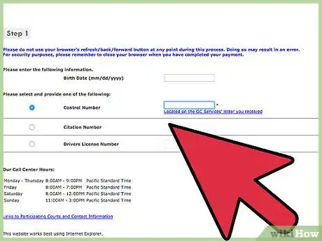 Image titled Pay a California Highway Patrol Ticket Online Step 5